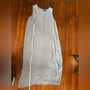 Eileen Fisher pale blue Silk Maxi dress